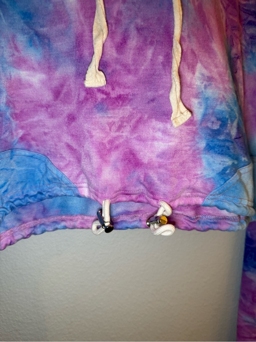 Rosevelvet Tie Dye Cropped Hoodie - Large - Picture 4 of 7